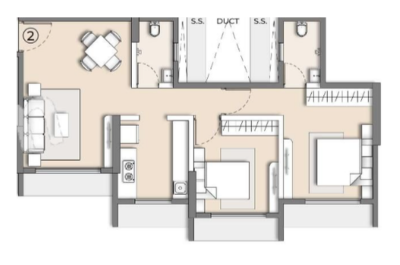 2 BHK Layout